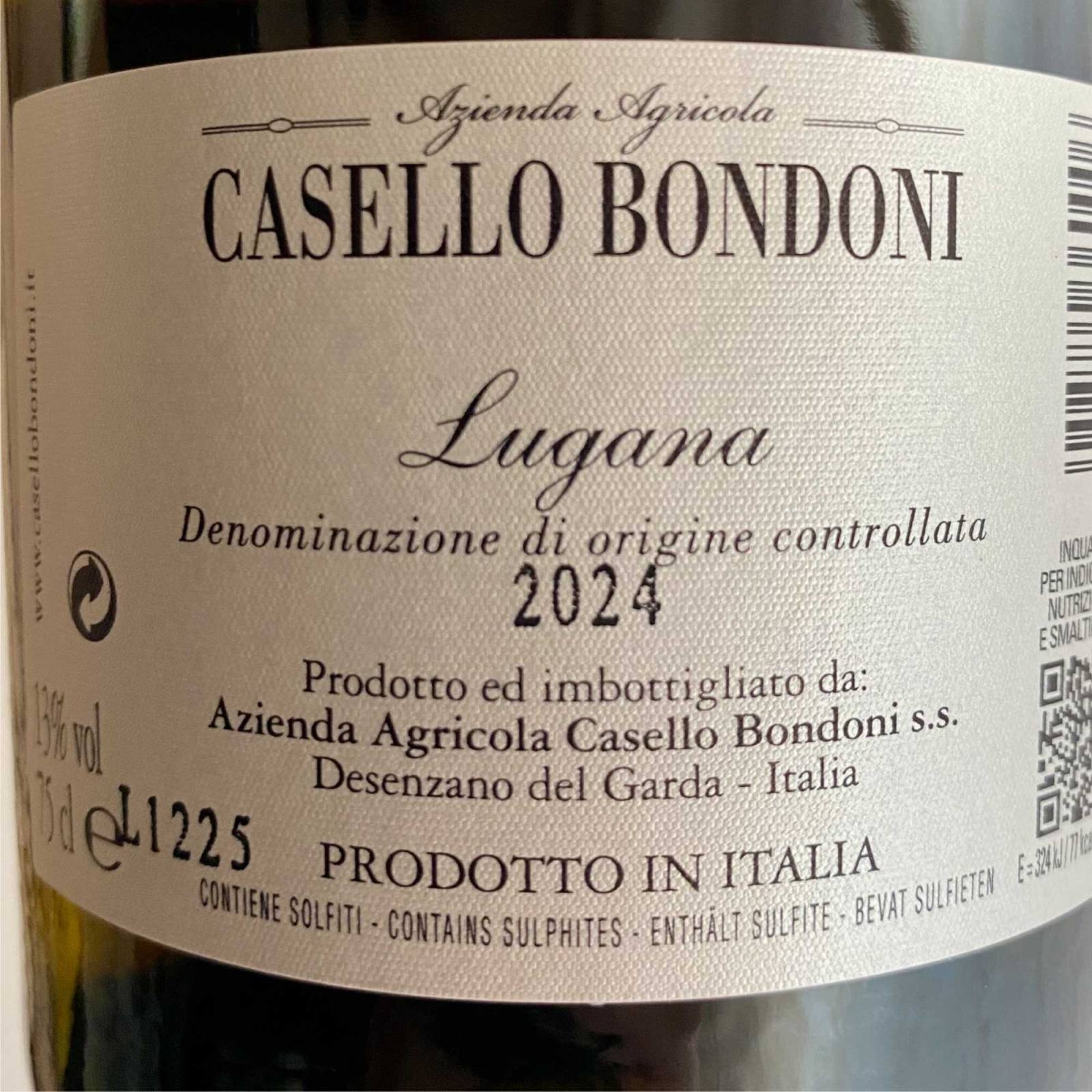 72 Flaschen Casello Bondoni Lugana DOC, 72er Vorteilspaket à 0,75l